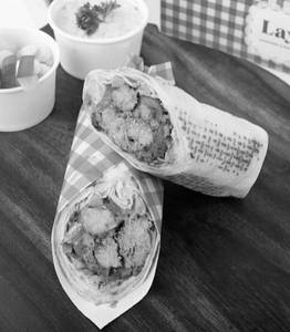 Mock Meat Shawarma Roll