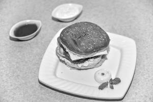 Paneer Burger with cheese
