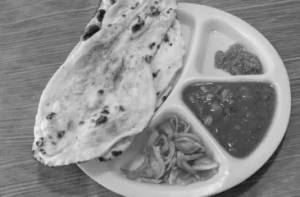 Rajma And Chole Kulcha Combo