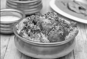 Chicken Dum Biryani (Kolkata Style)