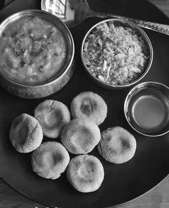 Dal Bati With Deshi Ghee