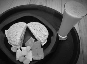 English Breakfast + Watermelon Juice                                  