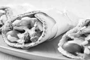 Shawarma Rumali [Hummus Spread]