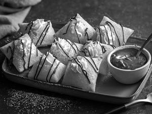 Sourdough Clouds with Dipping Chocolate