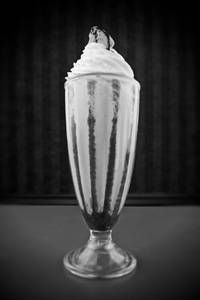 Cookie and cream shake