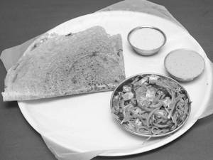 Paneer Schezwan Dosa