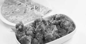 Chapati (3) + HALF Gobi Manchurian