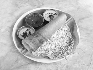 Cheese masala dosa