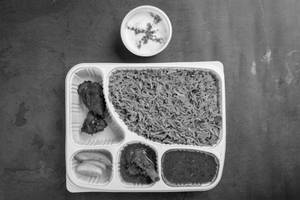 Biryani Rice+Chicken Kebab [2 Pcs]Mutton Curry [2 Pcs]