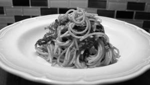 Veg Spaghetti Aarrabiata (spicy Red Sauce & Cheese)