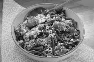 Brown Rice With Boiled Chicken Gravy