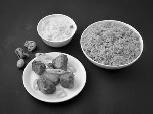 Plain Biryani + Chicken 90