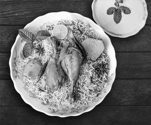Chicken Special Leg Biriyani Full ( 2pc)