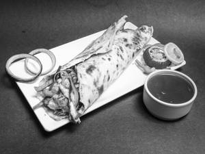 Kolkata Egg Chicken Roll