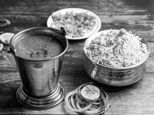 Mutton Dhanshak With Brown Rice