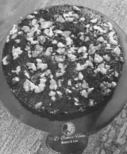 Eggless Brownie Cake