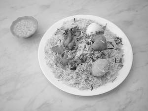 Chicken Biryani with Egg