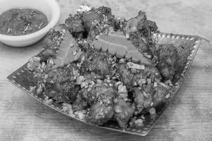 Hot Garlic Chicken Dry