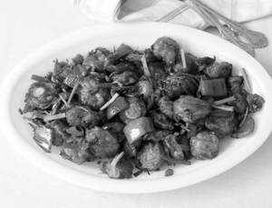 Mushroom Chilli