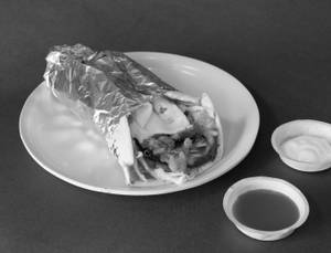 Chicken Shawarma Roll with Cheese