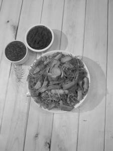 Chicken Schezwan Chow Mein Noodles
