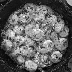 Butter Garlic Prawns Meal