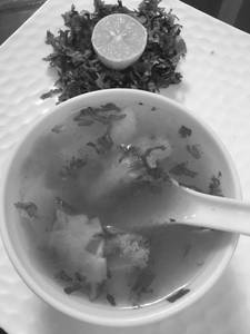 Lemon Coriander Soup