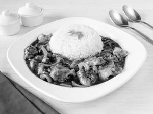 Chinese Chicken Pepper Steak n Rice