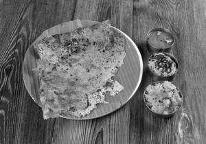 Onion Masala Rava Dosa