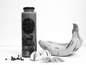 Banana Choco Caramel Milk Shake