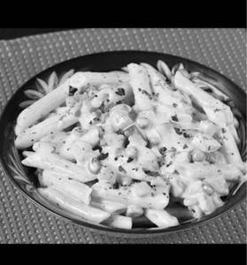 Non-veg White Sauce Baked Pasta