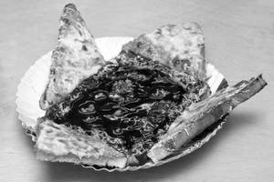 Open Jam & Chocolate Sandwich