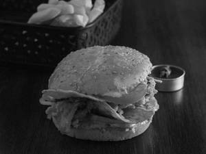 Veg Nachos Burger