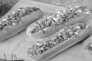 Chicken Keema Hotdog
