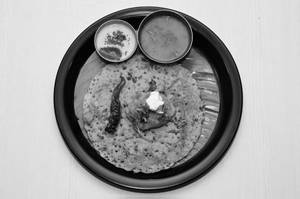 Open Butter Masala Dosa
