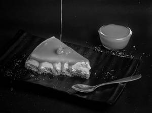 Caramel Cheesecake Slice