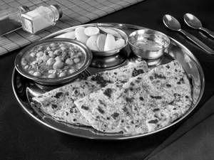 Methi Paratha Bhaji