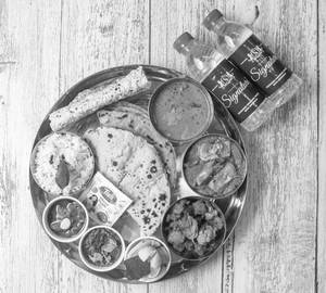 Veg Premium Thali ( Pure Desi Ghee Preparation)                                                           