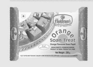 Orange Soan Papdi 250 Gm