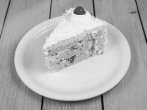 White forest pastry