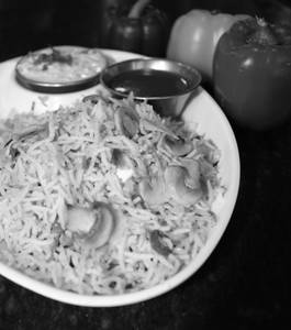 Mushroom Fried Rice
