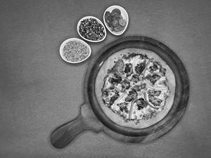 Chicken Schezwan Pizza