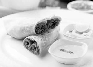 Mutton Seekh Kebab Roll