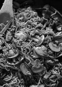 Mushroom Fried Noodles