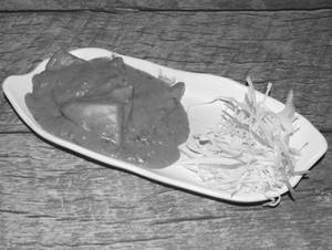 Cottage Cheese with Peanut Sauce
