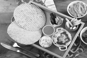 Open Paneer Shawarma Platter