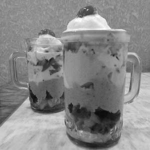 Mixed Fruit Sundae Large (500 ml)