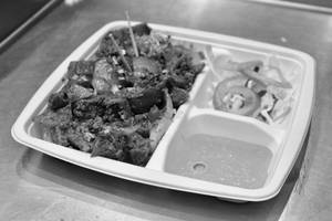 Garlic chillie soya chaap