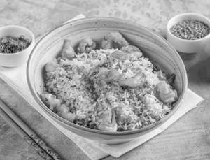 Burnt Garlic Prawns Rice