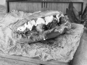 Paneer Tikka Hot Dog